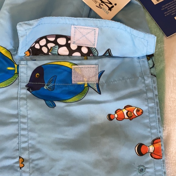 🐠🐡🐟UZZI Activewear SizeL Swim Trunks NWT 🐡🐠🐟 - Picture 8 of 10
